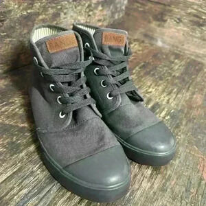 Bangs Gray High Top Sneakers Shoes size Men 6 Women 7.5